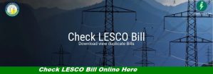 Check Online Lesco Bill download free