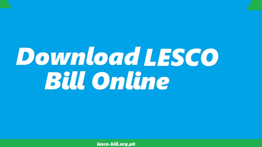 Download Lesco Bill online