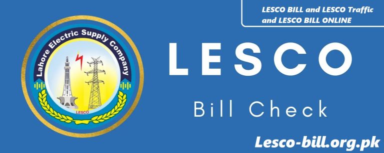 LESCO BILL and LESCO Traffic and LESCO BILL ONLINE