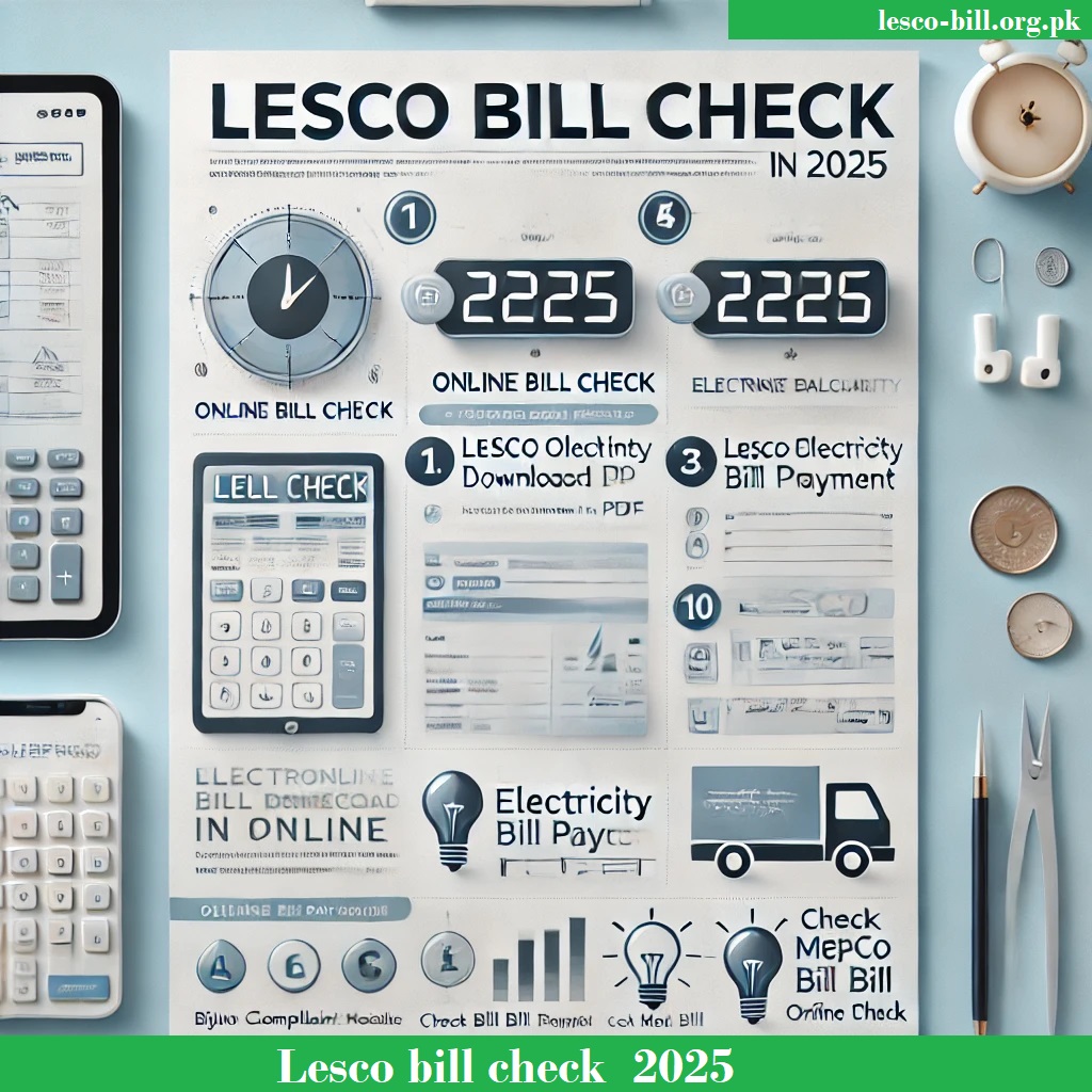 Lesco bill check 2025